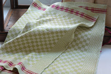 画像をギャラリービューアに読み込む, 佐藤かれん ドレル織りのバスタオル(グリーン)