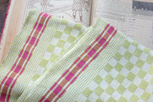 画像をギャラリービューアに読み込む, 佐藤かれん ドレル織りのバスタオル(グリーン)