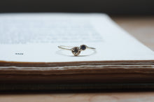 画像をギャラリービューアに読み込む, Ryota Taniuchi Jewelry 六角星とサファイアの指環(K10)/ Hexagonal Star and Sapphire Ring (K10) (受注生産品 /Made-to-order production)