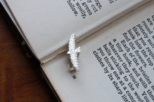 画像をギャラリービューアに読み込む, 滑空鳥のイヤークリップ(シルバー)