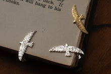 画像をギャラリービューアに読み込む, 滑空鳥のイヤークリップ(シルバー)