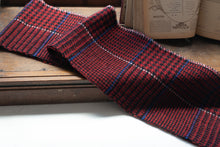 画像をギャラリービューアに読み込む, 佐藤かれん　千鳥格子のラムウールマフラー　１
