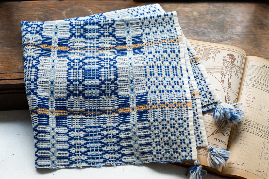 佐藤かれん　ダーラドレル織りのひざ掛け 　小