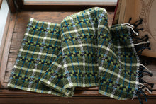 画像をギャラリービューアに読み込む, 佐藤かれん　レース織りのマフラー（グリーン）
