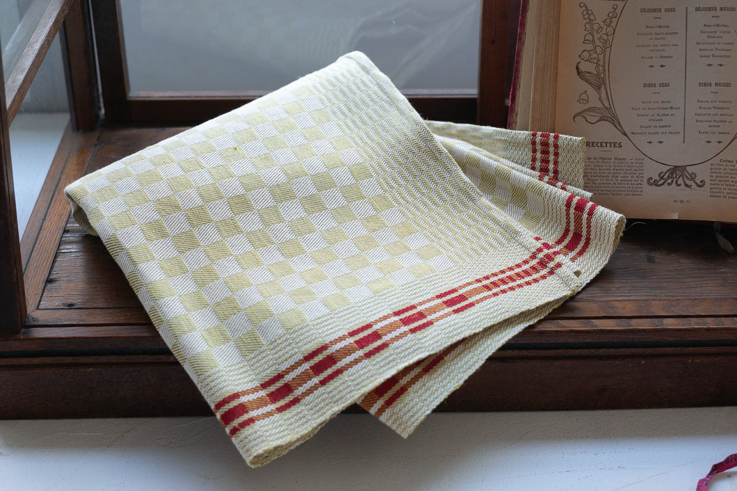 佐藤かれん　ドレル織りのバスタオル（若草色）