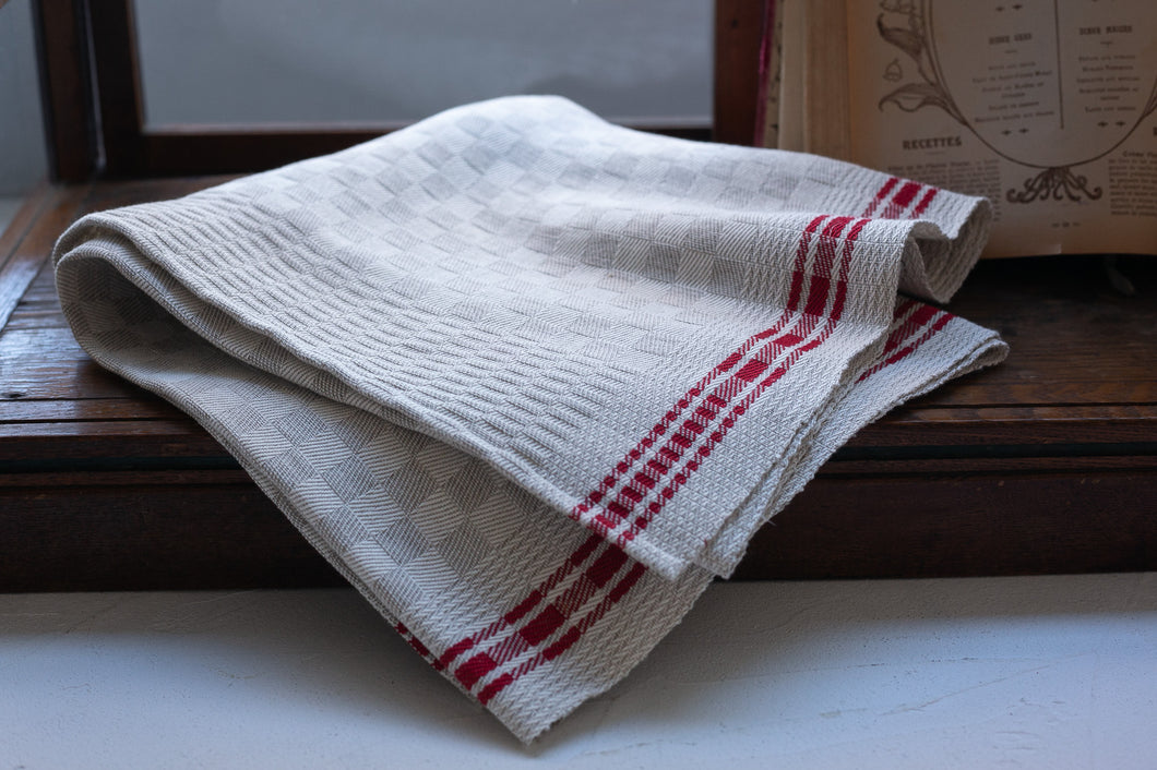 佐藤かれん　ドレル織りのバスタオル（グレー）