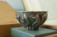 Load image into Gallery viewer, Silver cup with ear of rice and fox
